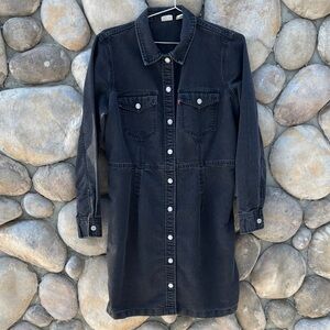 Levi's Ellie Black Denim Dress